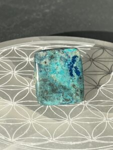 Bague Chrysocolle, Jaipur, Inde.