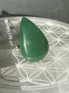 Bague Jade goutte